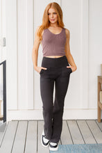 Load image into Gallery viewer, Where are You Flared Leggings in Black
