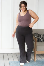 Load image into Gallery viewer, Where are You Flared Leggings in Black