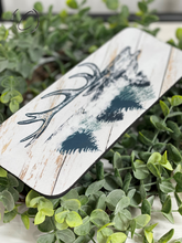 Load image into Gallery viewer, White Weathered Wood Elk Slap Wrap Can Cooler