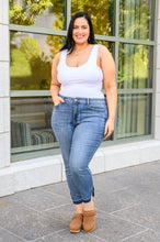 Load image into Gallery viewer, Winona Released Hem Side Slit Judy Blue Skinnies