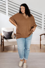 Load image into Gallery viewer, Wonder Why V-Neck Short Sleeve Sweater