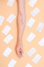 Load image into Gallery viewer, Words For A Season Temporary Tattoo
