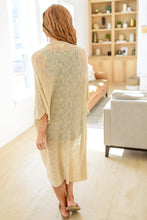 Load image into Gallery viewer, Work This Out Longline Cardigan In Natural