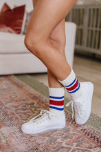 Load image into Gallery viewer, World's Best Dad Socks in Red and Blue