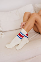 Load image into Gallery viewer, World's Best Dad Socks in Red and Blue
