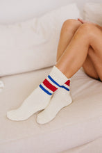 Load image into Gallery viewer, World's Best Dad Socks in Red and Blue