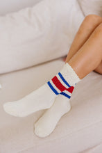 Load image into Gallery viewer, World's Best Dad Socks in Red and Blue