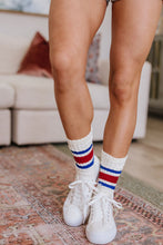Load image into Gallery viewer, World's Best Dad Socks in Red and Blue