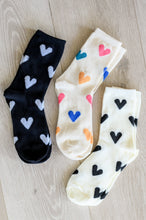 Load image into Gallery viewer, Woven Hearts Everyday Socks Set of 3