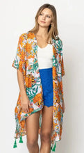 Load image into Gallery viewer, PREORDER: All Over Floral Print Kimono in Two Colors