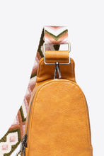 Load image into Gallery viewer, Random Pattern Adjustable Strap PU Leather Sling Bag
