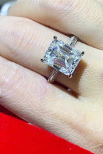 Load image into Gallery viewer, 5 Carat Moissanite Platinum-Plated Ring