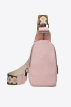 Load image into Gallery viewer, Random Pattern Adjustable Strap PU Leather Sling Bag
