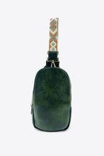 Load image into Gallery viewer, Random Pattern Adjustable Strap PU Leather Sling Bag