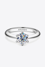 Load image into Gallery viewer, Wonderful Life 1 Carat Moissanite Platinum-Plated Ring