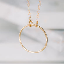 Load image into Gallery viewer, Open Ring Necklace - Barberry + Lace