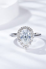 Load image into Gallery viewer, 1.5 Carat Moissanite Teardrop Ring