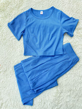 Load image into Gallery viewer, PREORDER: Full Length Cropped Lounge Set in Four Colors