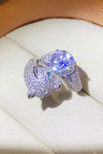 Load image into Gallery viewer, 2 Carat Moissanite Adjustable Animal Ring