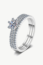 Load image into Gallery viewer, 1 Carat Moissanite 925 Sterling Silver Ring