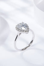 Load image into Gallery viewer, 1.5 Carat Moissanite Teardrop Ring