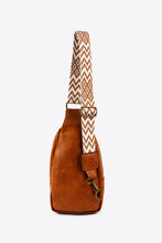 Load image into Gallery viewer, Random Pattern Adjustable Strap PU Leather Sling Bag