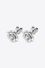 Load image into Gallery viewer, Moissanite Flower 925 Sterling Silver Earrings