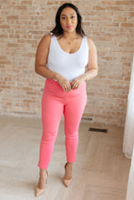 Load image into Gallery viewer, Magic Ankle Crop Skinny Pants in Spring Strawberry