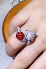 Load image into Gallery viewer, 2 Carat Moissanite Adjustable Animal Ring