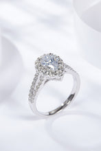 Load image into Gallery viewer, 1 Carat Moissanite Teardrop Split Shank Ring