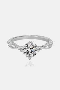 1 Carat Moissanite 925 Sterling Silver Ring