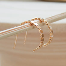 Load image into Gallery viewer, Pebble Hoop Stud Earrings