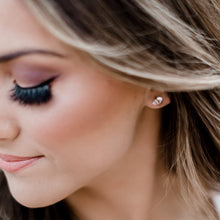 Load image into Gallery viewer, Herkimer Diamond Stud Earrings - Barberry + Lace