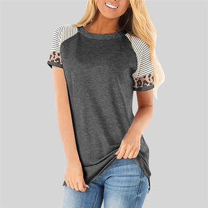 Leopard Accent Tee