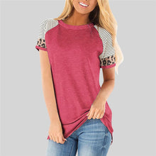 Load image into Gallery viewer, Leopard Accent Tee