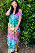 Load image into Gallery viewer, Safari Rainbow Maxi Dress